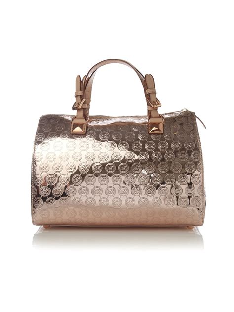 real michael kors bag|michael kors metal bag.